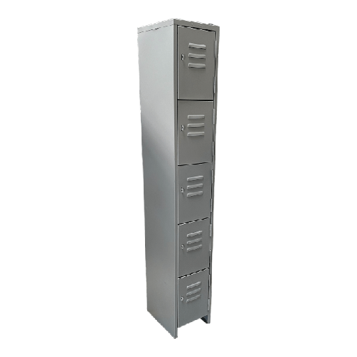 [MC-LK-15] Locker metálico de 5 espacios