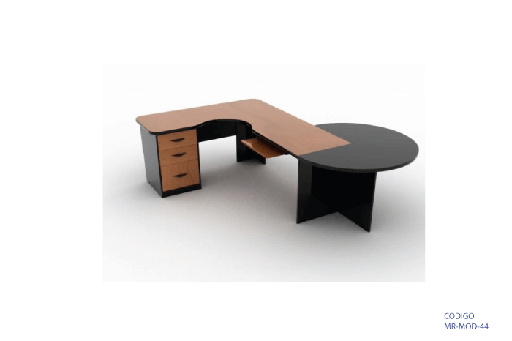 [MR-MOD-44] Estación de trabajo con mesa incorporada